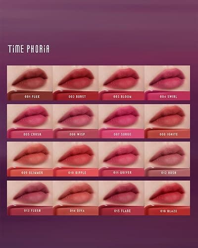 TIMEPHORIA Altera Blurring Lip Tint 002 Burst, True Red Glossy to Soft Matte Finish, Blur Lip Lines, Weightless No-Sticky Airy Velvet Texture, Vibrant Hydrating Long-Lasting Lip Makeup thumbnail 5