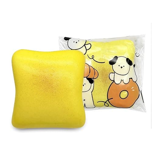Bread Butter Squishy,Slow Rising Squishy，Stress Balls，Fidget Toy | Party Favor Gift squeeze toy Stress Relief back to school cheese squishy - Image 1