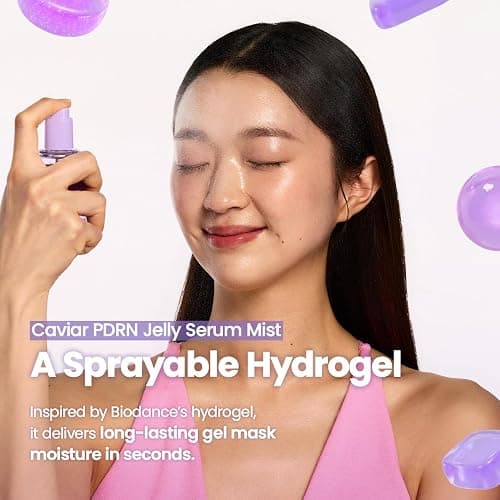 BIODANCE Caviar PDRN Jelly Serum Mist, Hydrating Face Mist, Revitalizing & Radiance Face Spray, Sprayable Hydrogel, Travel Essentials & Self Care Gifts for Women, Korean Skin Care | 1.69 fl.oz thumbnail 2