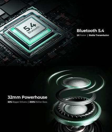 MUSICOZY Sleep Headphones Bluetooth 5.4, Bamboo Cotton Full Coverage Headphones Headband for Side Sleepers, Wireless Earphones with Speaker Sleep Music Earbuds for Men Women (Dark Green) thumbnail 8