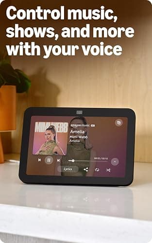 Amazon Echo Show 8, With Spatial Audio and Alexa+ Early Access, Smart Home Hub, ideal for open living spaces, Glacier White thumbnail 4