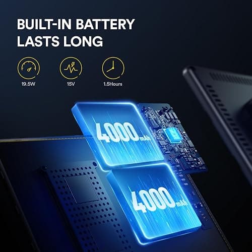 RALENO 19.5W LED Video Soft Light Panel, 650Lux/m 13" Camera Panel Light Built-in 8000mAh Battery, CRI>95 2500-6500K Photography Studio Lights for TikTok YouTube Video Recording Photography Streaming thumbnail 7