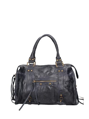 Gave Lux, Damen-Schultertasche aus echtem Wildleder Handgefertigtes Produkt. Hergestellt in Italien, GLX220609023FBG, Helles Leder, 41 x 28 x 13 cm - Image 1