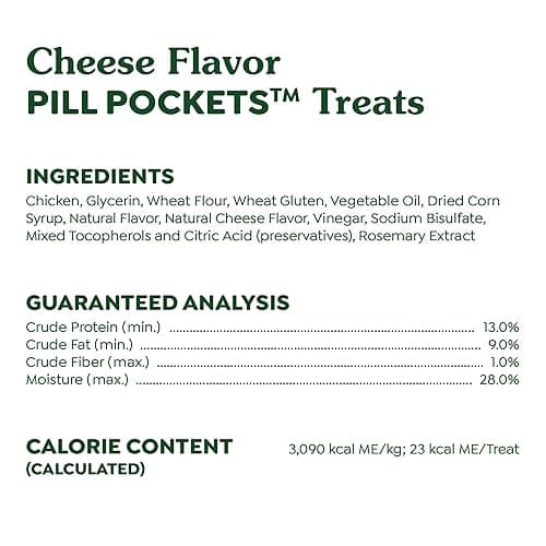 Greenies Pill Pockets for Dogs, Large Size Soft Dog Treats, Cheese Flavor, 7.9 oz. Pouch thumbnail 7