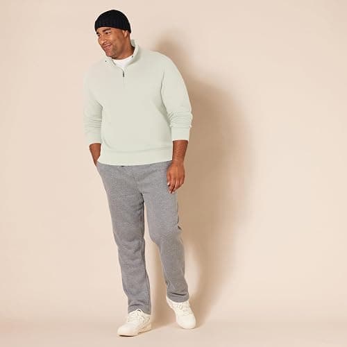 Amazon Essentials mens Long-Sleeve Quarter-Zip Pullover Fleece Sweatshirt thumbnail 8
