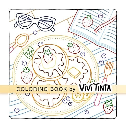 Color By Line: Coloring Book for Relaxation Featuring Vibrant Colored Outlines thumbnail 6
