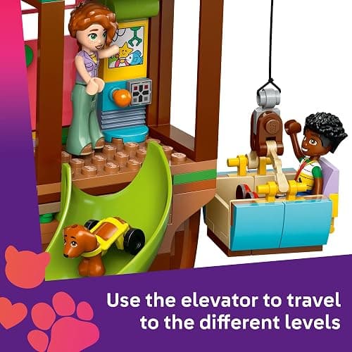 LEGO Friends Friendship Tree House Hangout - Building Toy Playset for Kids, Girls and Boys, Ages 8+ - Pretend Play Gift Idea for Birthdays - with 4 Minidolls and 2 Animal Figures - 42652 thumbnail 3