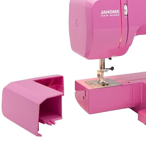 Janome Pink Sorbet Easy-to-Use Sewing Machine with Interior Metal Frame, Bobbin Diagram, Tutorial Videos, Made with Beginners in Mind! thumbnail 7