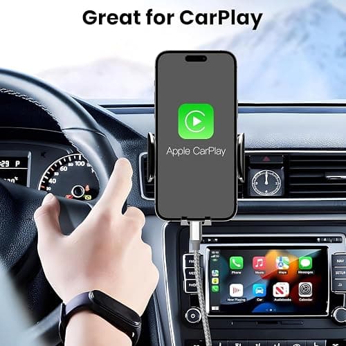 KYEHD USB C Cable，3 Pack 10FT 60W Fast Charging USB C to USB C Cable, Durable Type C Charger Cable for iPhone 17/16/15/iPad MacBook CarPlay and More-Grey White thumbnail 5