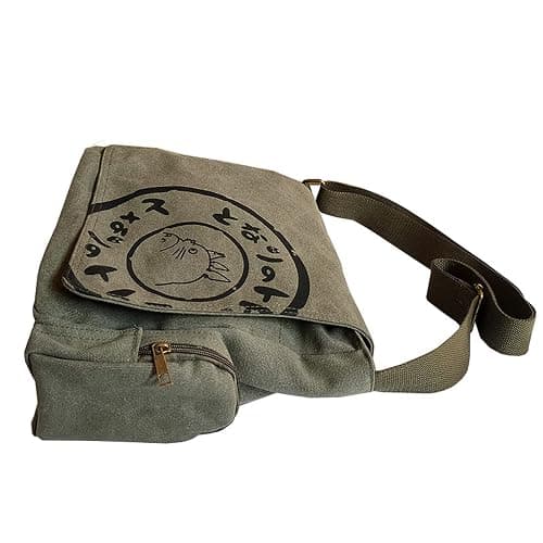 Men's Korean Canvas Bag Men's Shoulder Bag Men's Large Capacity Computer Casual Bag thumbnail 3