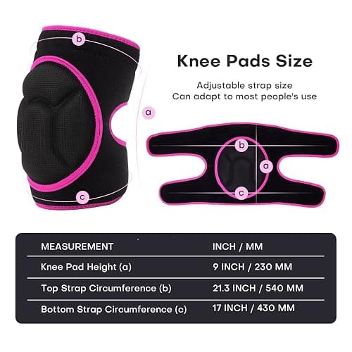 YKTSUJ Women Men Knee Pad Suitable for House Working, Floor and Carpet Cleaning, Gardening Maintain, Construction Work, High Elastic Fabric Men Knee Pads Protect Knee Safety thumbnail 7