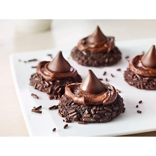 HERSHEY'S KISSES SPECIAL DARK Mildly Sweet Chocolate Candy Party Pack, Great Holiday Candy and Stocking Stuffer 32.1 oz thumbnail 5