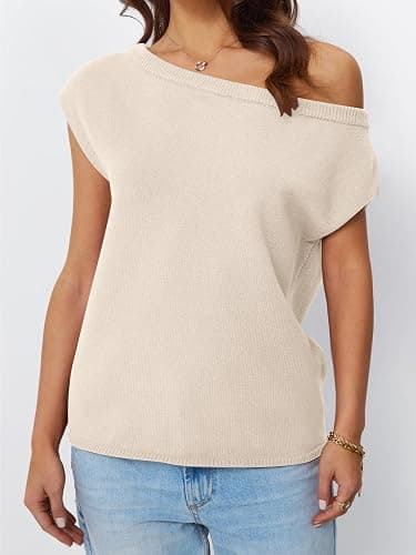 LILLUSORY Off The Shoulder Sweaters Tops Pullover thumbnail 2