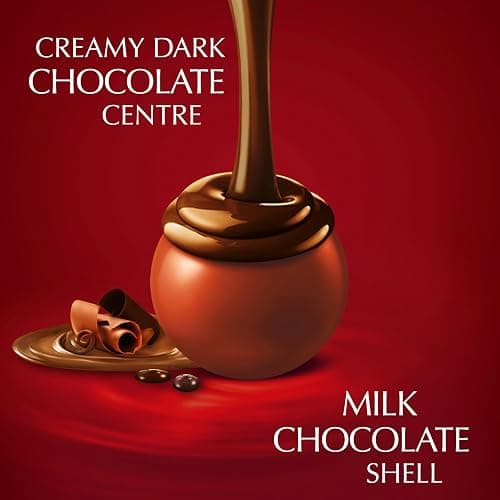 Lindt Lindor Double Chocolate Truffles – 200g Box (Approx. 16 Balls) – Smooth Filling – Valentines Day, Mothers Day, Easter, Gift, Birthday, Congratulations Treat thumbnail 4