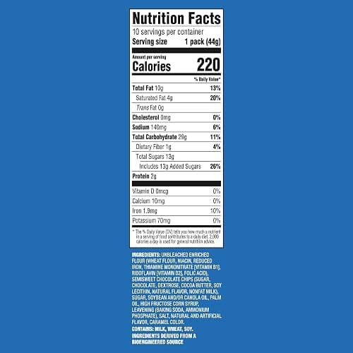 CHIPS AHOY! Original Chocolate Chip Cookies, 40 Snack Packs (4 Cookies Per Pack, 4 Boxes) thumbnail 2