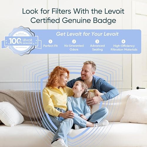 LEVOIT Air Purifier for Home Bedroom Dorm Room, Smart & Voice Control, AHAM Verifide, 3-in-1 Filter With HEPA Sleep Mode, for Pollen, Pollutants, Smoke, Dander, Dust, Core 200S-P, White thumbnail 6