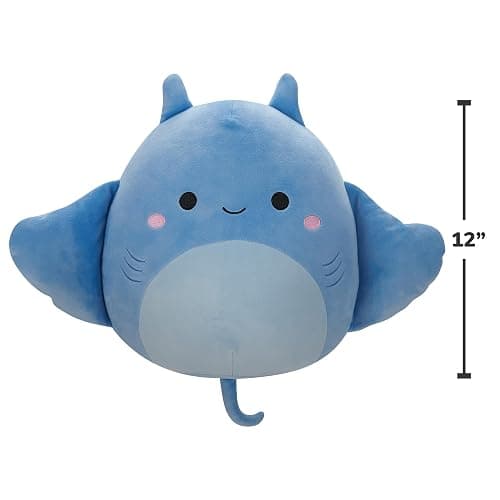 Squishmallows SQCR05429 - Lux der Mantarochen 30 cm, offizielles Jazwares Plüsch, superweiches Kuscheltier thumbnail 2