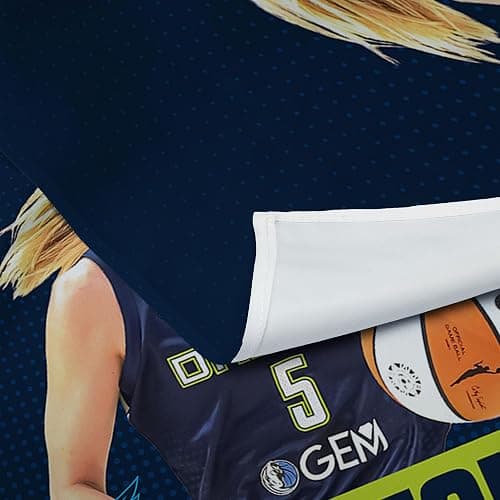 Northwest WNBA Player Printed Wall Hanging Tapestry, Woven Polyester Fabric, Decorative Fan Art thumbnail 4
