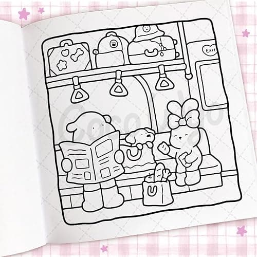 Cozy Days: A cute and comfy colouring book (Coco Wyo) thumbnail 8