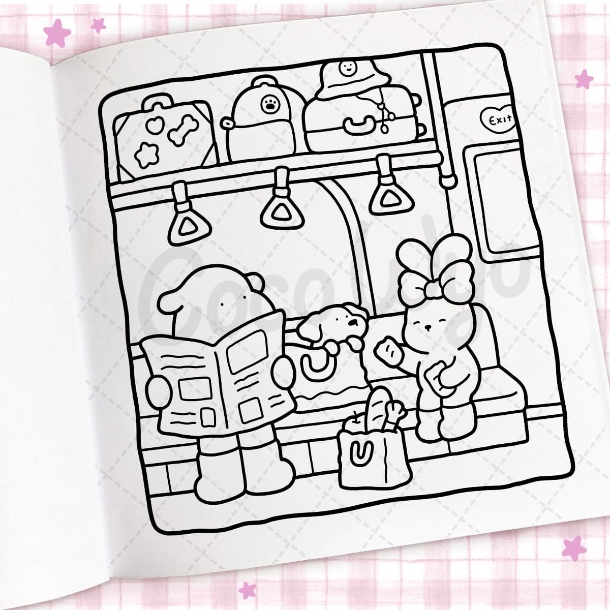 Cozy Days: A cute and comfy colouring book thumbnail 8