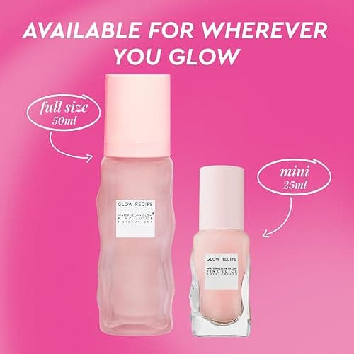 Glow Recipe Pink Juice Water Gel Moisturizer Travel Size, Korean Gel Moisturizer for Glass Skin, Oil-Free Hydrating Hyaluronic Acid Face Moisturizer for Oily Skin, Non-Comedogenic, Long-Lasting (25ml) thumbnail 7