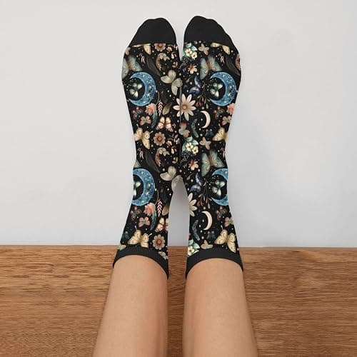 CVFGHJOKC Novelty Socks Casual Crew Mid Calf Dress Socks For Women Men thumbnail 3