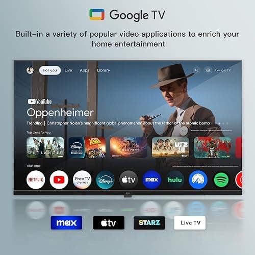 FPD 40-inch Smart TV, 1080p Full HD Google TV with Google Play Built-in Google Cast, HDR 10, Dolby Audio, Voice Remote, Stream Live Television (Palette-Series, CG40-P3, 2025 Model) thumbnail 3