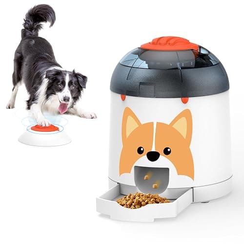 Potaroma Dog Puzzle Feeder Toy, Interactive IQ Training, Electronic Treat Dispenser, Automatic Rechargeable with Remote for Food Dispensing, All Breeds, 280ml Capacity - Image 1
