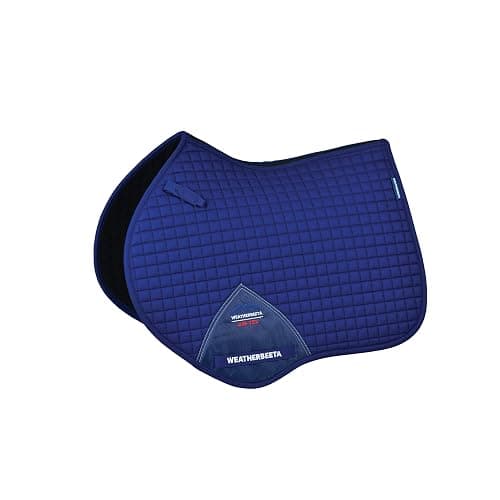 WeatherBeeta Prime Air-Tec Jump Shaped Saddle Pad, Cobalt, Large - Image 1