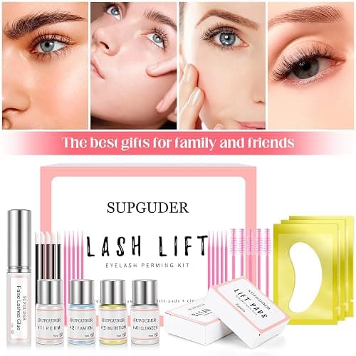 2026 Upgraded Lash Lift Kit for Perming,Curling and Lifting Eyelashes |Semi-Permanent Salon Grade Supplies for Beauty Treatments,Includes Eye Shields,Pads and Accessories thumbnail 7