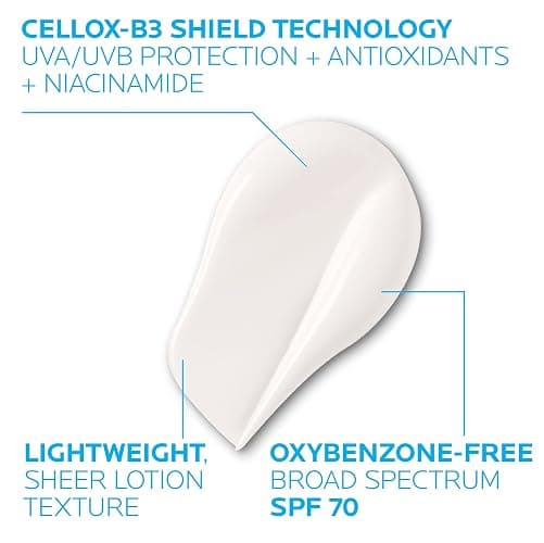 La Roche-Posay Anthelios UV Correct Sunscreen Moisturizer SPF 70, Daily Anti-Aging Face Moisturizer with Niacinamide to Even Skin Tone & Fine Lines, Sun Protection for Sensitive Skin thumbnail 4