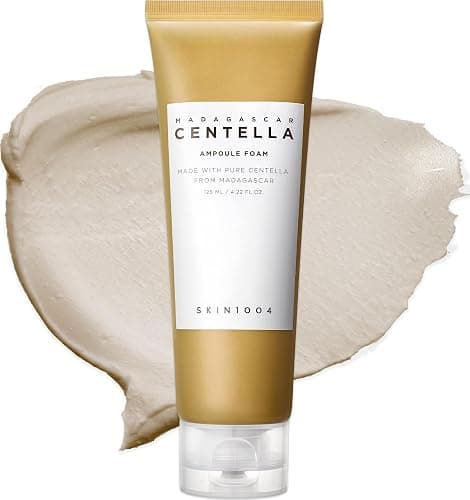 SKIN1004 Madagascar Centella Ampoule Foam, 4.23 fl.oz, Korean Face Cleanser & Makeup Remover with Centella Asiatica, Gentle Daily Cleanser for Soft Skin, Korean Skin Care - Image 1