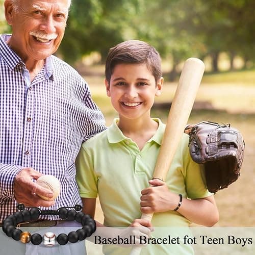EFVISD Soccer Football Basketball Baseball Hockey Bracelet Gifts for Boys Players Team Lovers Son Grandson Brother Nephew Friend as Birthday/Valentines Day/Graduation/Back to School/Christmas Gifts thumbnail 7