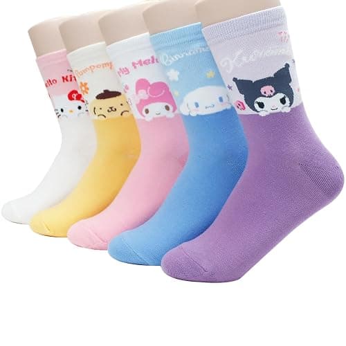 socksense Hello Cartoon Character Series Women and teen girls Licensed Socks Collection - Image 1