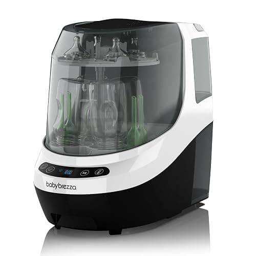 Baby Brezza Baby Bottle Washer Pro - Clinically Proven Better Cleaning - Washer, Sterilizer + Dryer In One Appliance for Essentials like Bottles + Pump Parts – Machine Replaces Brushes + Racks - Image 1
