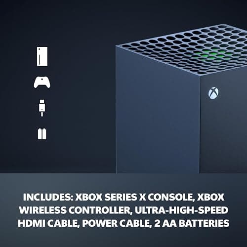 Xbox Series X - Gaming Console - 1TB SSD - Includes Wireless Controller - 4K Gaming - 120FPS - Carbon Black thumbnail 4