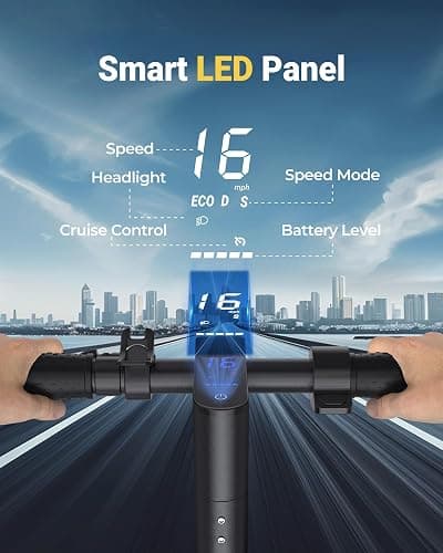 MAXSHOT Electric Scooter for Adults, 8.5/10/14" Tires, 19/22Mph, 350W/500W Motor, 21-28 Miles Range, Folding E-Scooter with Dual Suspension,APP(V1/SPRO/MAX/PRO/X1/X1PRO/PR) thumbnail 7