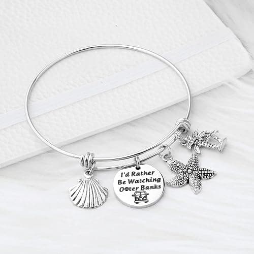 ENSIANTH Pogue Friends- TV Show Inspired - OBX Fans Gift I'd Rather Be Watching Outer Bracelet thumbnail 4