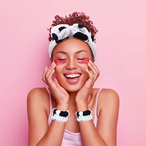 Hanaive Headbands for Women for Washing Face Spa Headband and Wristbands, Makeup Headband for Washing Face, Soft Facial Makeup Head Band, Shower Skin Care Hair Supplies thumbnail 5