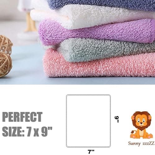 24 Pack Kitchen Dishcloths - Does Not Shed Fluff - No Odor Reusable Dish Towels, Premium Dish cloths, Super Absorbent Coral Fleece Cleaning Cloths, Nonstick Oil Washable Fast Drying (Multicolor) thumbnail 7