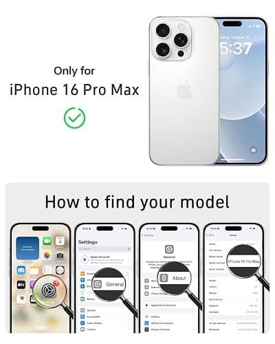 FEWGEY Silicone Phone Case for iPhone 16 Pro Max Compatible with Magsafe, White Kyoto Cute Anime Japanese Design Magnetic Shock Proof Heavy-Duty Protection for Men Boys Women Girls thumbnail 3