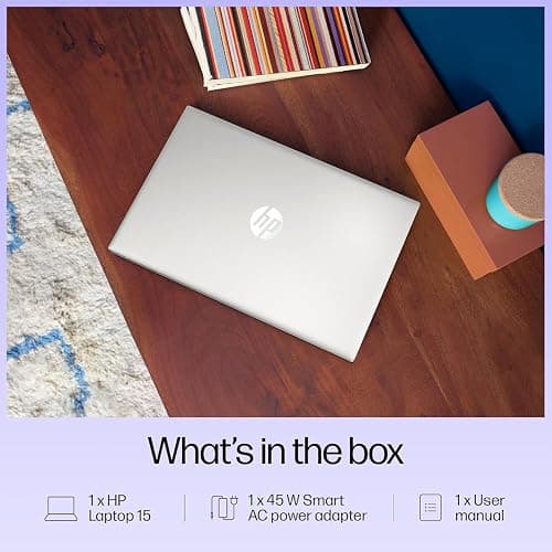 HP Laptop Computer, 15.6“ FHD Display, Intel 4-Core Processor, 16GB DDR4 RAM, 256GB PCIe SSD, WiFi 6, Bluetooth 5.3, USB-C, HDMI, Webcam, Numeric Keypad, Natural Silver, Windows 11 Home thumbnail 7
