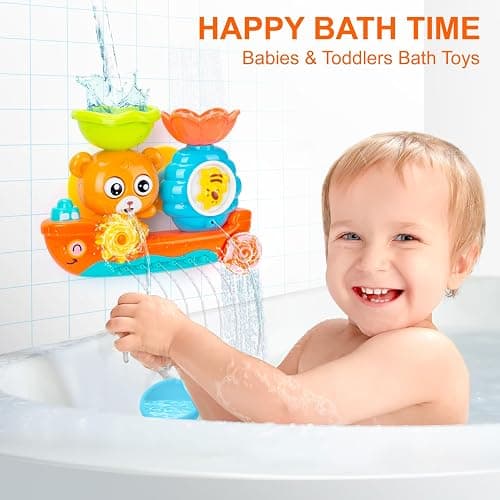RILSO Badewannenspielzeug ab 1 2 3 4 Jahr,Badespielzeug ab 1 2 3 4 Jahr,Wasserspielzeug Kinder Spielzeug ab 1 2 3 Jahr mädchen junge,Badespielzeug Baby ab 6-18 Monate,Geschenk Mädchen Junge 1 2 3 Jahr thumbnail 2