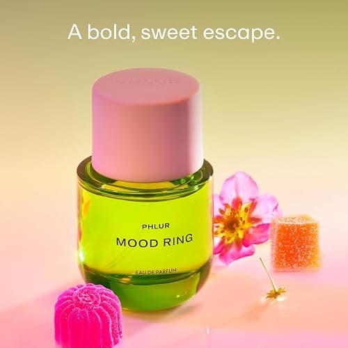 PHLUR Mood Ring Eau de Parfum - Full Size Perfume for Women & Men Fragrance - Sweet Fruity Floral Perfume with Orange, Jasmine, Patchouli, Fruit Gummies & Amber (50mL) thumbnail 2