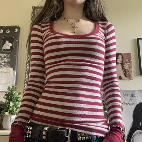 Red Stripe Top thumbnail 2