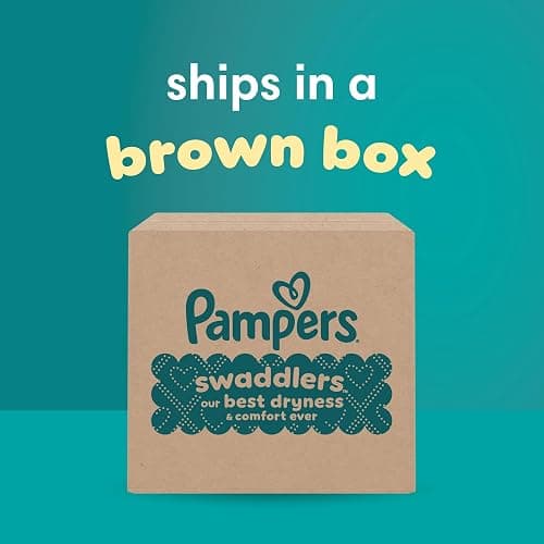 Pampers Swaddlers Diapers, Size 7 (26-50 lbs), 88 Count, Absorbent, Keeps Baby Dry and Comfortable, Skin Safe Disposable Baby Diaper (Packaging May Vary) thumbnail 12