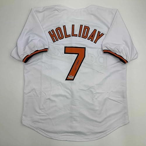 Facsimile Autographed Jackson Holliday Baltimore White Reprint Laser Auto Baseball Jersey Size Men's XL