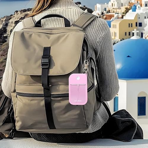 CFtone Silicone Case for Touchland Hand Sanitizer Spray 1 FL OZ., Stylish Protective Cover with Keychain for Touchland Power Mist and Glow Mist Hanging Portable Accessory (TL Silicone case-Pink) thumbnail 2