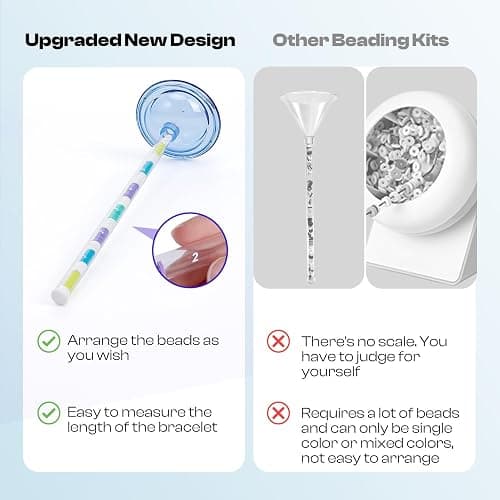 Caydo 2 Pack Bead Funnel for Clay Beads Bracelet Making, Bead Spinner Maker Kit with Graduated Scale for Polymer Clay Beads with Transparent Tube, Clip, Beading Needle thumbnail 4