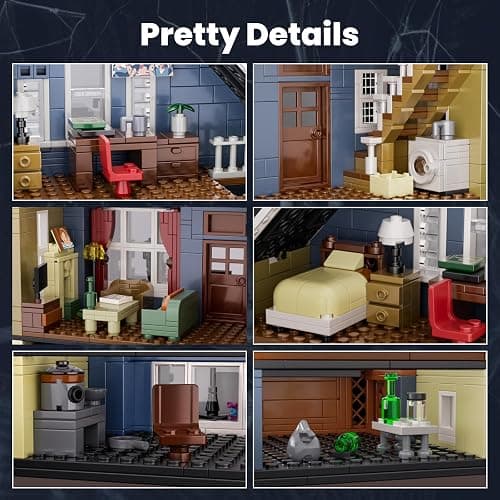 Shame House Building Blocks, Gallagher House TV Series Frank Fiona Creative Toys Set Compatible with Lego, Gift Decor for Fans 18+ Adult(1058 PCS) thumbnail 4